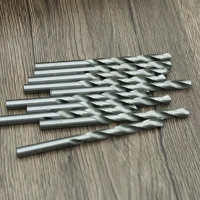 Jeu de forets hélicoïdaux en acier rapide, 10 pièces, outil de poinçonnage du métal, outils pour le