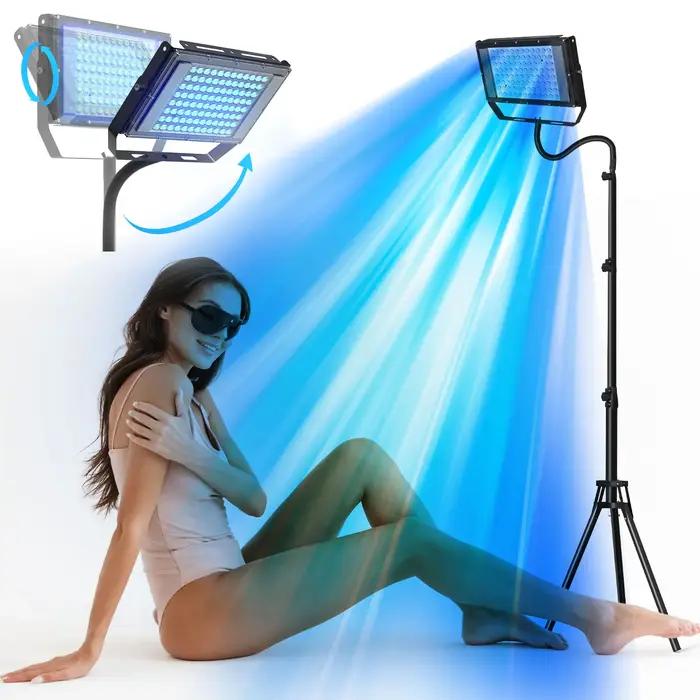 Lampe de bronzage ultraviolette 50W trépied lampe Solarium pour le corps de bronzage 48 pièces lampe