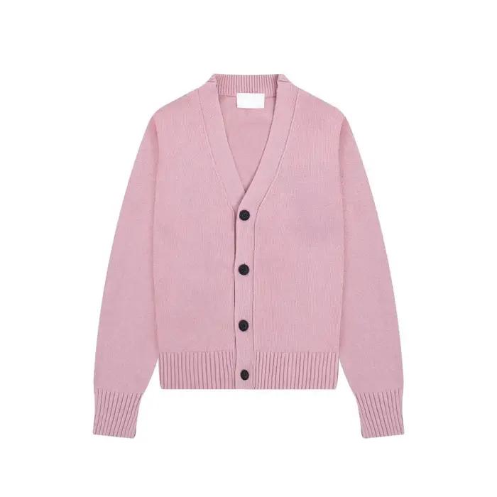 Pull en tricot épais pour l'hiver, décontracté et tendance, en forme de cœur, couleur rouge pêche, p