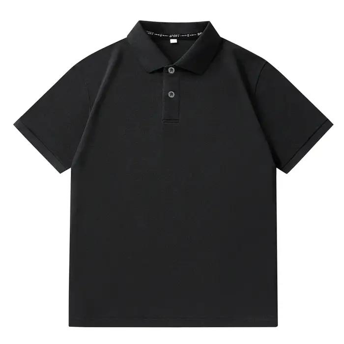 Hommes grande taille Polo surdimensionné 6XL 7XL été à manches courtes t-shirts noir ample homme che