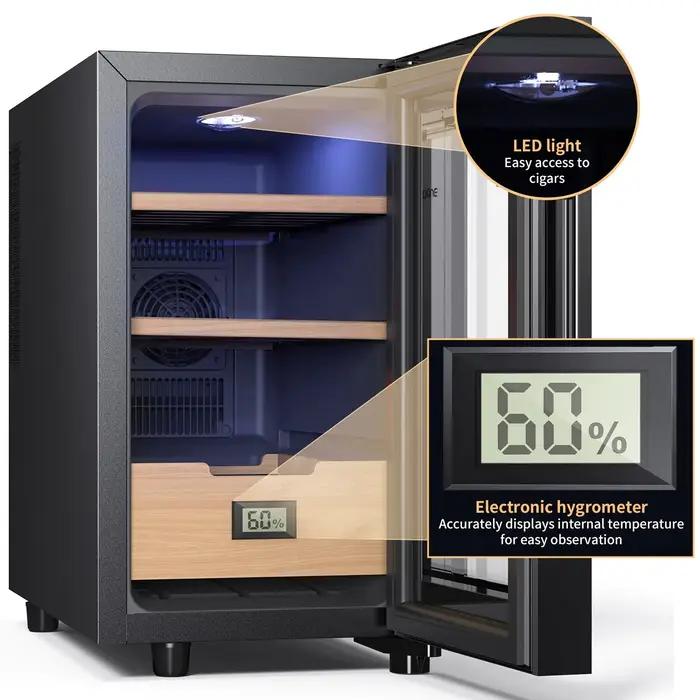 Humidificateur électrique 23L capacité de 150 points avec casques espagnols 93.Wood et NO-23A MELEle