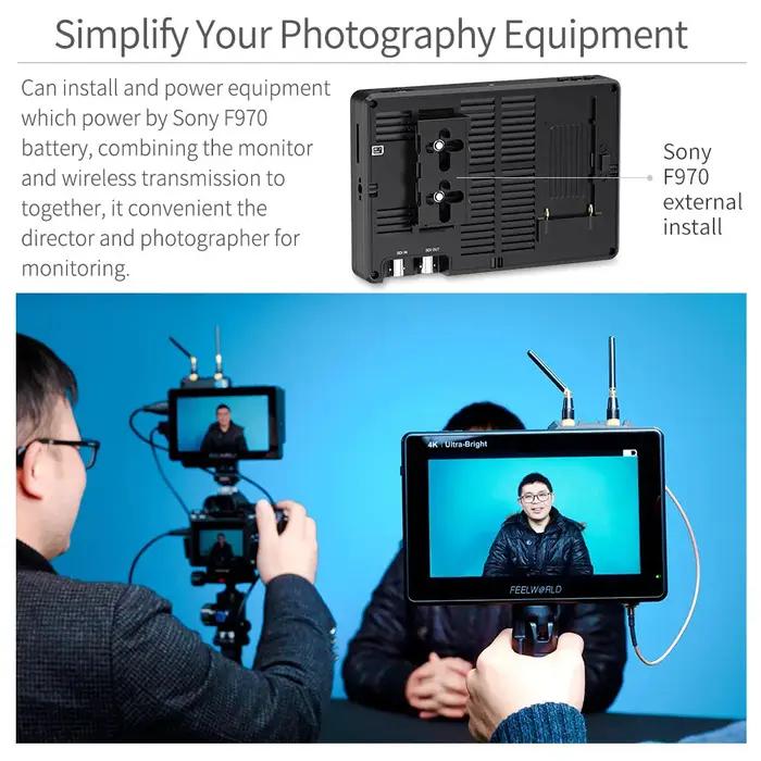 FEELWORLD – moniteur de champ LUT7S PRO pour caméra DSLR 7 pouces, 2200nits, écran tactile LUT 3D Ul