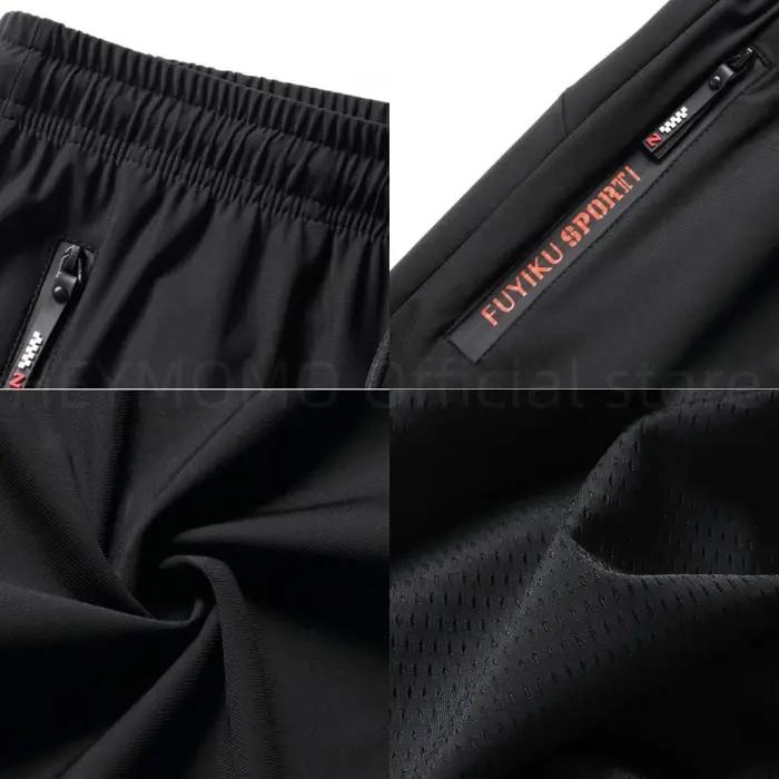 2025 été hommes Shorts 9xl 8xl 7xl séchage rapide glace soie Cool pantalons courts hommes Shorts de