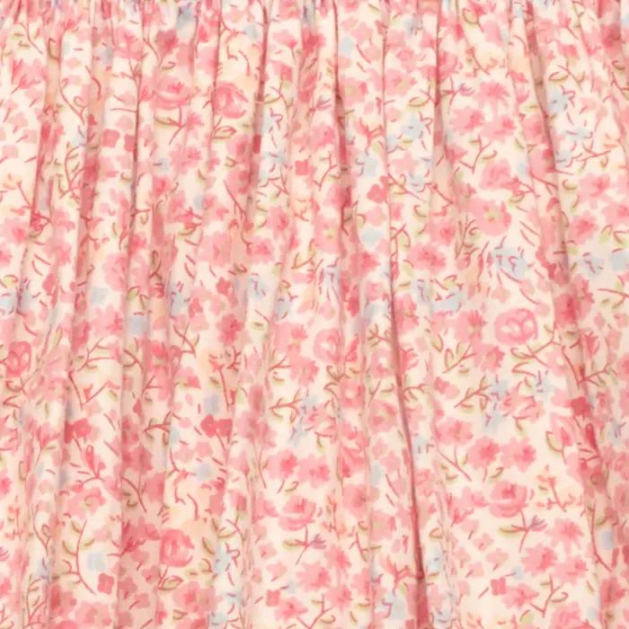 Robe pour fille à imprimé floral haut de gamme, smockée à la main, boutique de mode, vêtements pour
