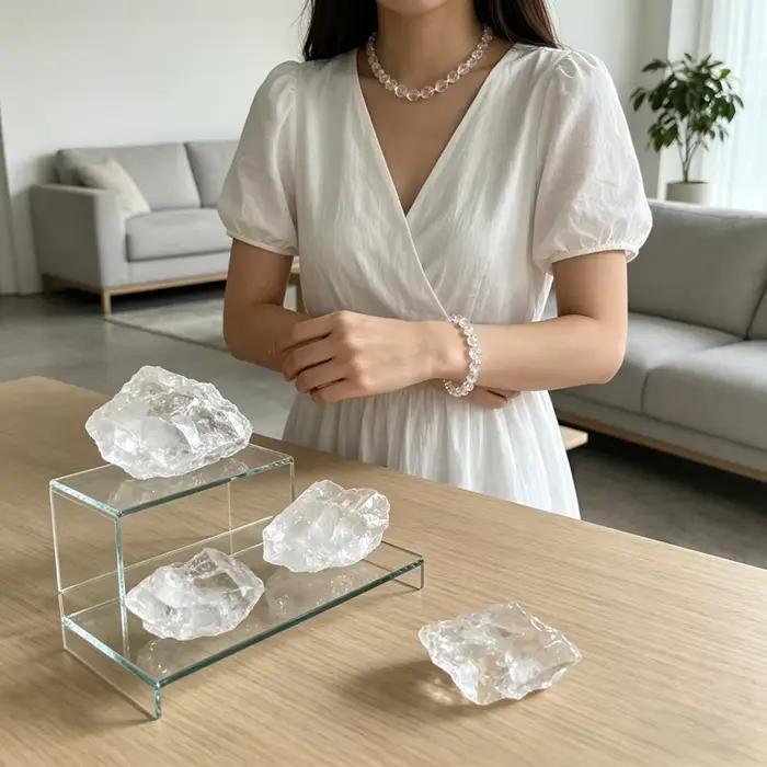 Pierre de Quartz claire naturelle