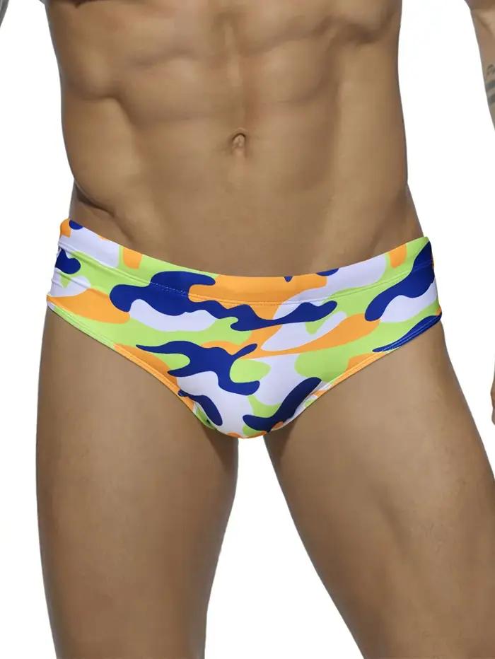 Sous-vêtements triangulaires à cordon de serrage pour hommes, maillots de bain pour hommes, shorts d