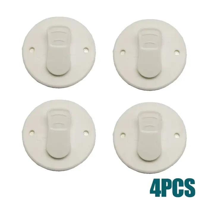 Clips pour rideaux de douche, 4 pièces, coupe-vent, protection contre les éclaboussures, Clips pour