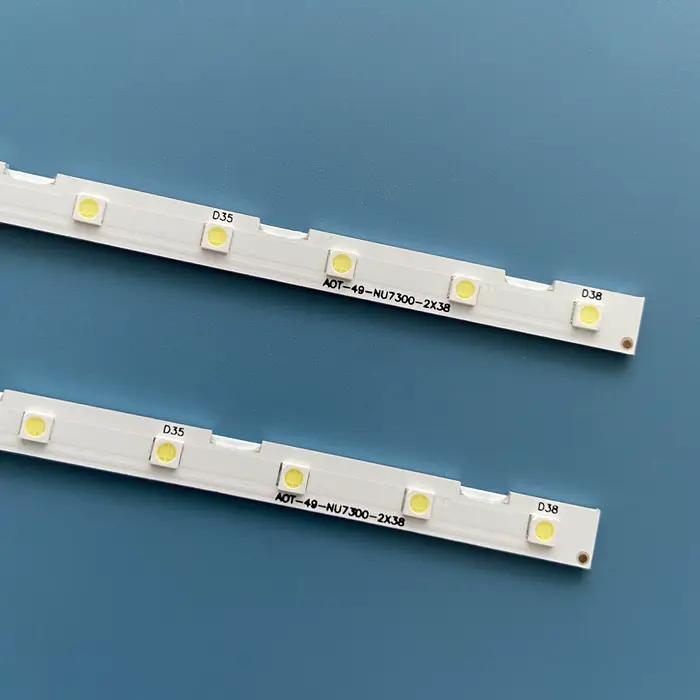 Bande LED (2) pour UE49RU7300 UE49NU7105 UE49NU7105K UE49NU7670U UE49NU7020 UE49NU7400 BN96-45953A L