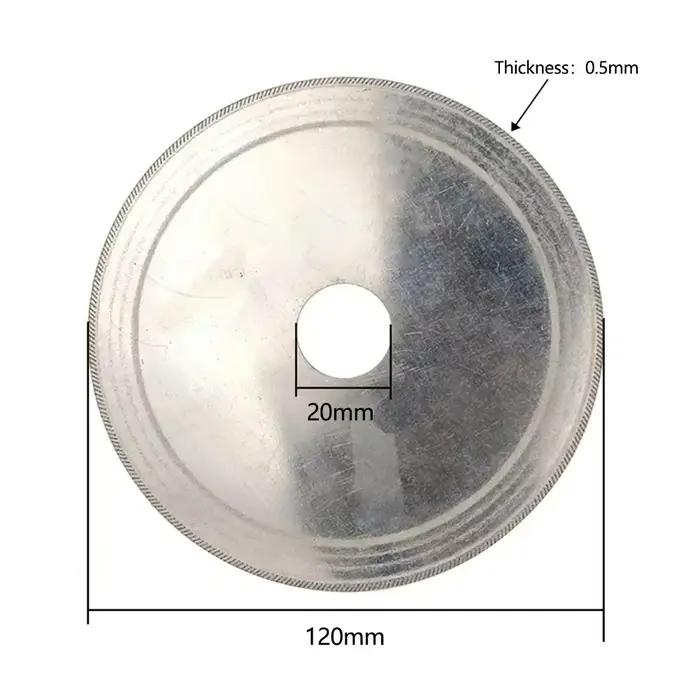 Disque de coupe diamant, alésage de 20mm, lame de scie Super fine pour pierre de verre, pierre préci