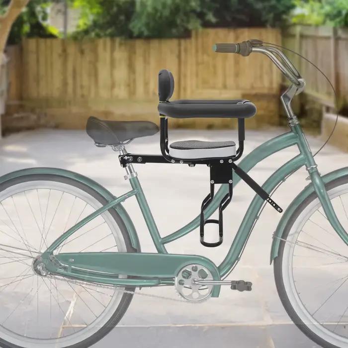 Siège avant avec garde-corps et pédale de protection, siège enfant, siège vélo, chargement jusqu'à 8