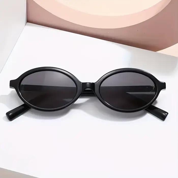 Lunettes ovales de Style Y2K pour femmes et hommes, petite monture, Vintage à la mode avec fonction