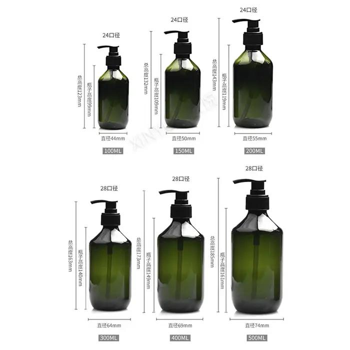 AfricPŽ- Récipient liquide en plastique, distributeur de gel douche HI, shampoing au quotidien, vais
