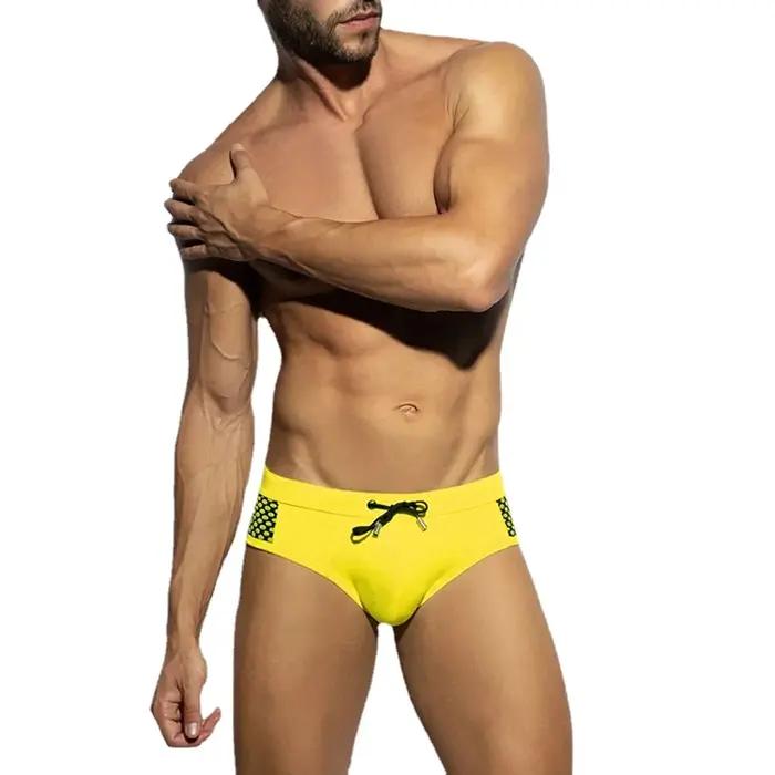 Slip de bain pour hommes Sexy natation court été Sport nautique pantalons de plage marque maillot de