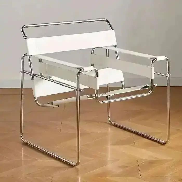 Vassili – chaise de loisirs nordique Simple, chaise Simple, Photo médiévale, réseau de Style industr