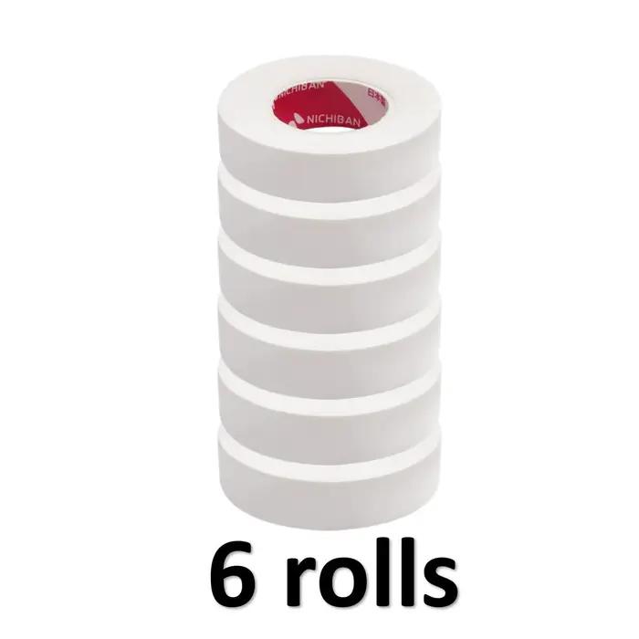 3/6 rouleaux de ruban isolant japonais pour Extension de cils non pelucheux sous les coussinets pour