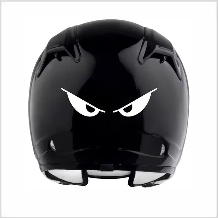 Autocollant réfléchissant en forme d'oeil maléfique pour casque de moto, autocollant de décoration p