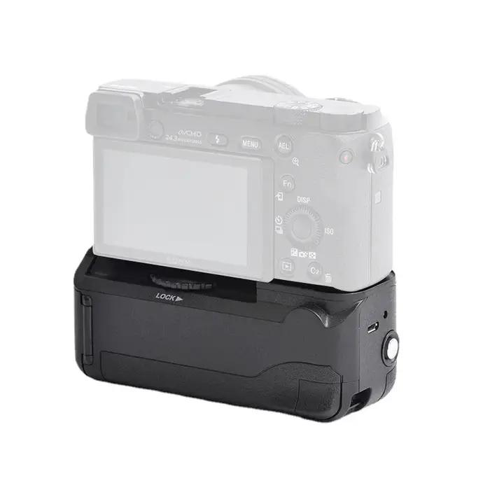 BG-A6000 Vertical Batterie Grip support pour Sony A6300 A6000 A6400 A6100 Caméra travailler avec NP-