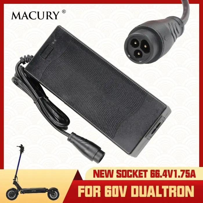 Chargeur compact 66.4V 1.75A pour scooter électrique Minimotors Dualtron Achill192 Thunder