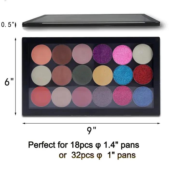 Coosei – nouvelle Palette de fard à paupières magnétique, acrylique, vide, étanche, haute brillance,