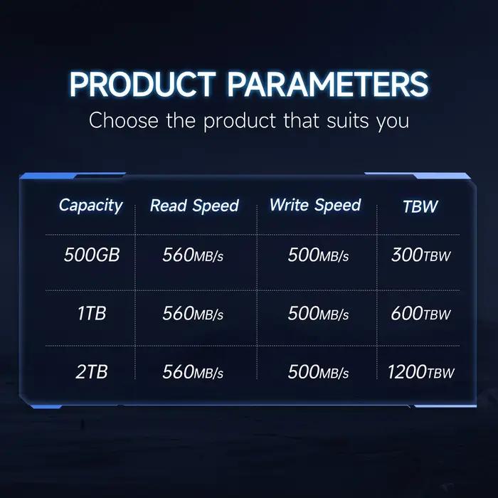 Disque SSD SATA Fanxiang S102 Pro 2,5 pouces, vitesse accélérée de 70 %, 500 Go, 1 To, 2 To, jusqu'à