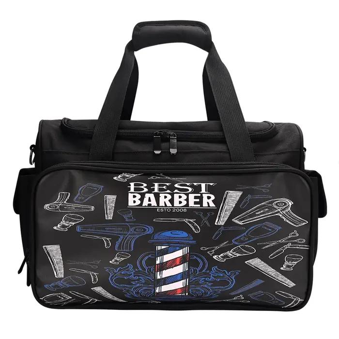 Sac de barbier étanche, trousse de toilette cosmétique, pochette multicouche organisée, idéale pour
