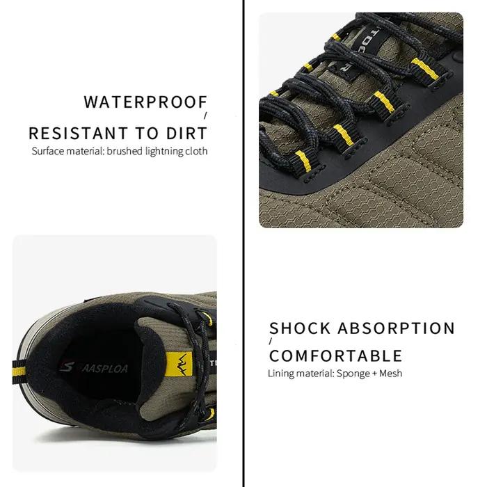 Chaussures randonnée homme Baasploa : qualité supérieure pour trekking, escalade imperméable
