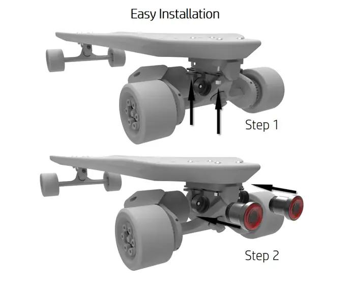 Skateboard Xlite100 lumière d'avertissement LED lumières étanche USB Rechargeable lampe d'avertissem