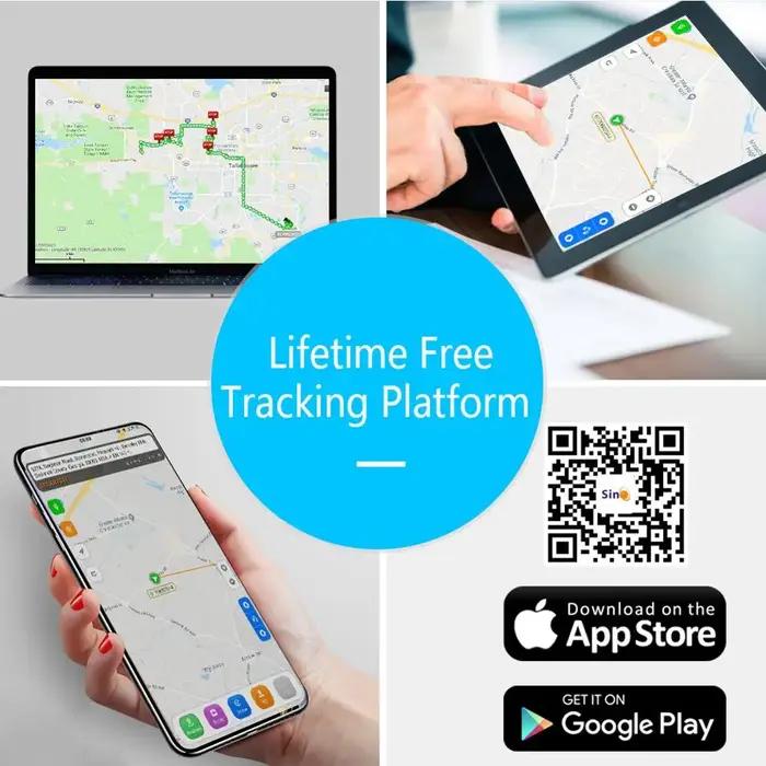 Meilleur traqueur GPS SinoTrack 4G, batterie intégrée étanche pour voiture, véhicule, appareil gps,