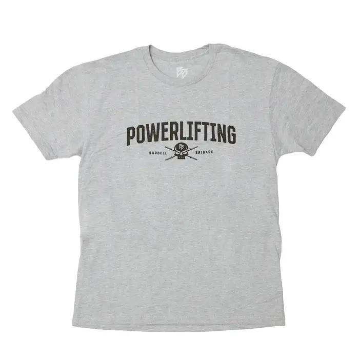 T-Shirt à manches courtes pour hommes, avec haltères, crâne, Fitness musculaire, entraînement, cours