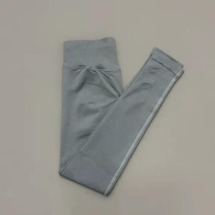 Leggings Histello sans couture pour femmes sportives activité yoga fitness course à pied occasionnellement élégants pour entrainement régulier