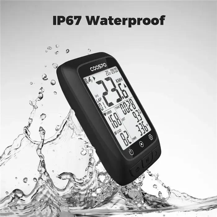 COOSPO BC107 Vélo Ordinateur GPS Sans Fil Vélo Vélo Odomètre Compteur De Vitesse 2.4 "FSTN Bluetooth