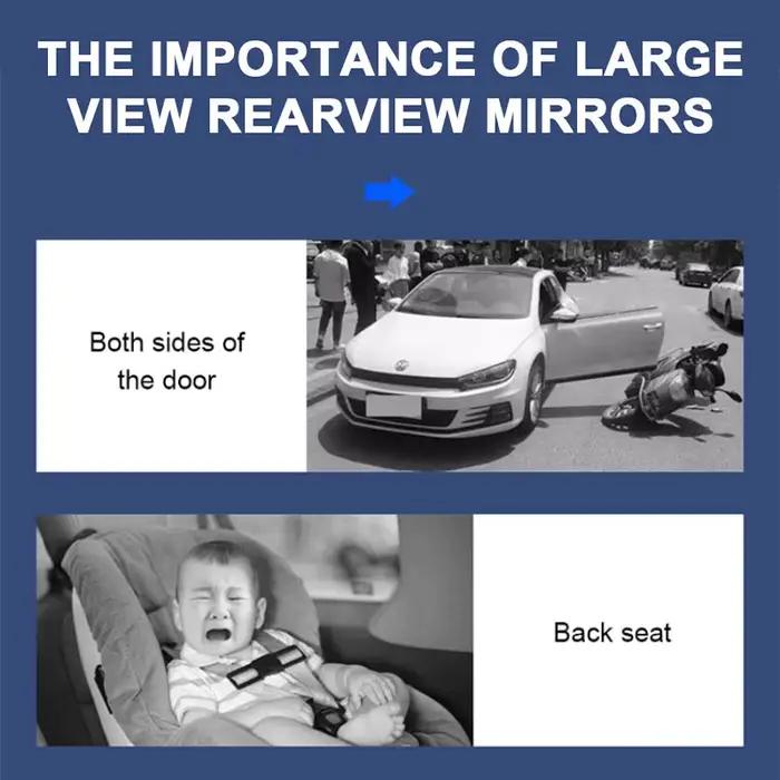 Miroir intérieur de voiture pour bébé, rétroviseur de siège arrière pour enfants, moniteur universel