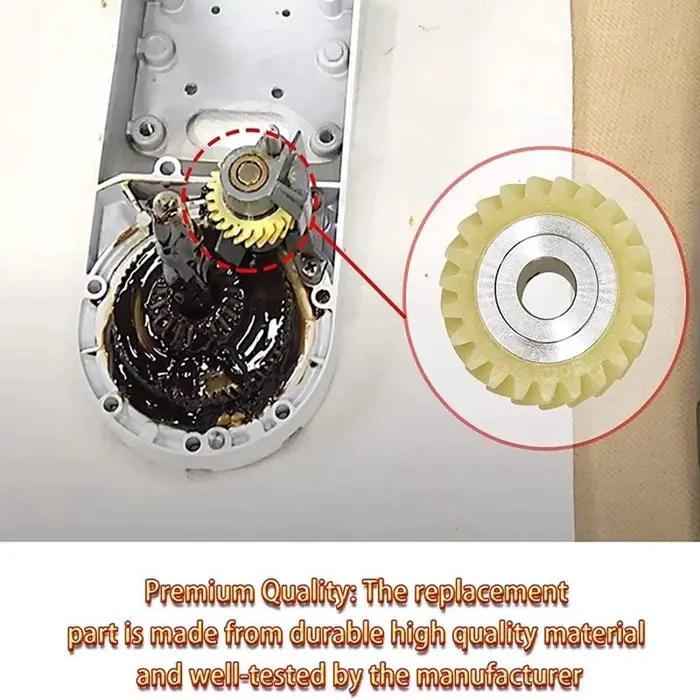 Engrenage d'entraînement à vis sans fin pour support Kitchen Aid, brosse moteur, W10112253, 9706416,