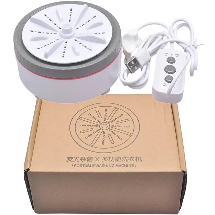 Mini Machine à laver Portable USB rotative Turbo fruits lave-vaisselle à ultrasons pour vêtements ma