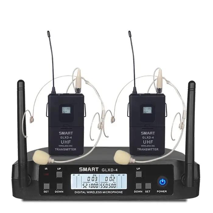 Microphone sans fil système professionnel UHF automatique segment U FM boucle mobile fréquence 60M f