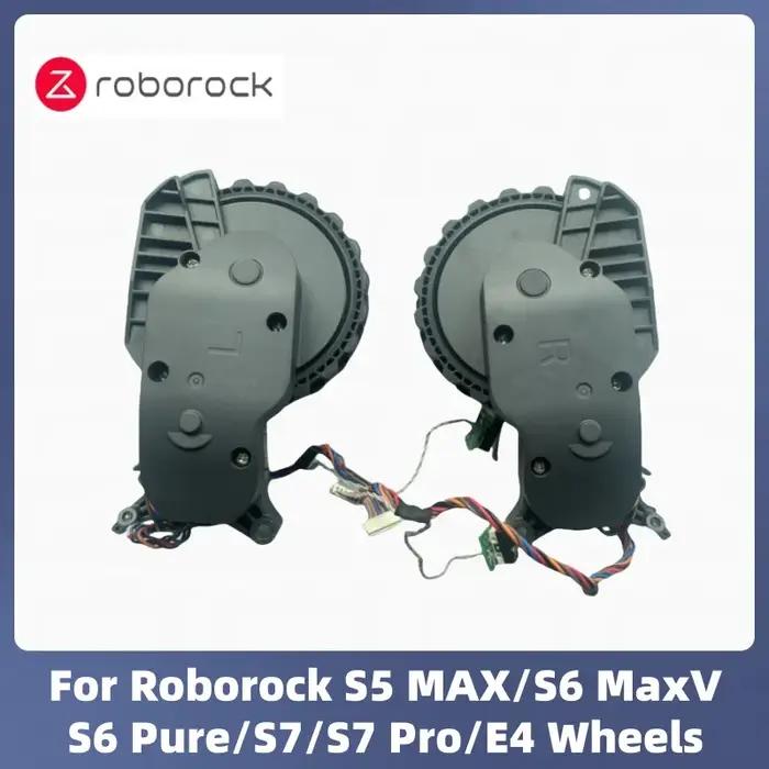 Accessoires d'origine pour aspirateur Roborock S5 MAX/ S6 MaxV/S6 Pure/S7 Pro/ E4, pièces de roues d