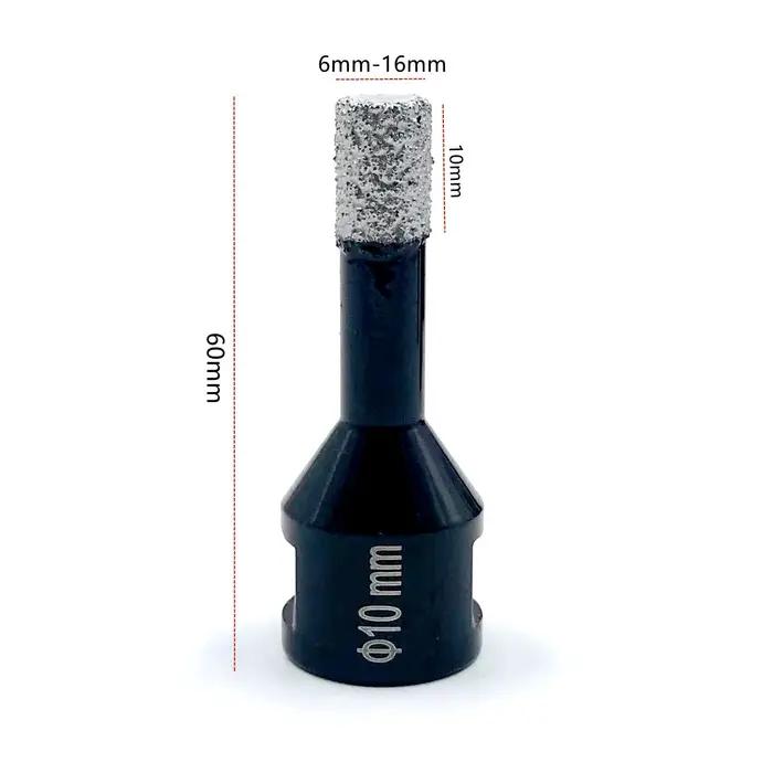 Mèches de perçage diamantées à sec, 1 pièce, coupe-trou pour carrelage en céramique, forets pour gra