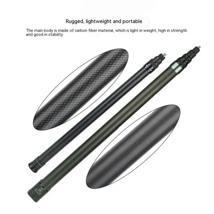 Perche à Selfie Invisible en Fiber de carbone Super longue, 3M 1.5M, pour DJI OSMO 360 Insta360 X5 X