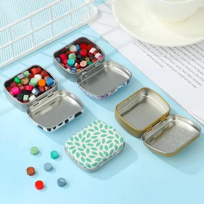Mini boîte en métal 18 boîtes d'emballage scellées, boîte à bonbons pour bijoux, petites boîtes de r