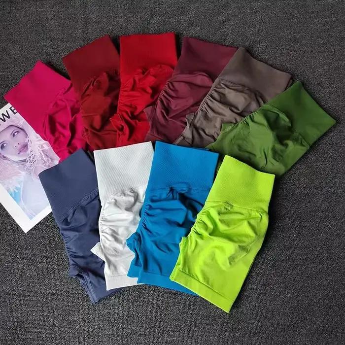 Short de Yoga taille haute pour femmes, short de Fitness respirant, levage des fesses, sport, course
