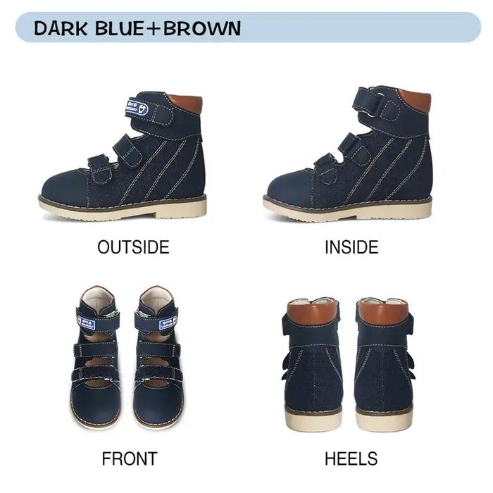 Ortoluckland – sandales en Denim pour enfants, chaussures orthopédiques d'été pour filles et garçons
