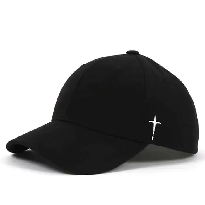 Casquettes de Baseball unisexes simples avec broderie de gouttes d'eau croisées, chapeau décontracté