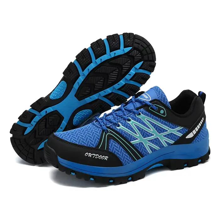 Bottes de randonnée pour hommes 2025 chaussures de course légères semelles caoutchouc antidérapantes pour plein air登山徒步男鞋2025轻便防滑橡胶底户外跑鞋