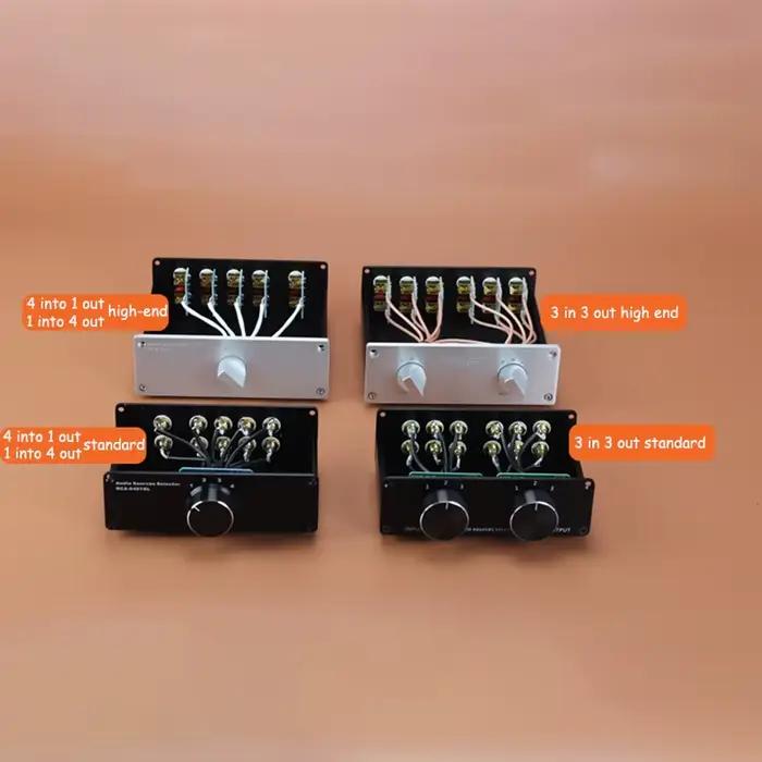 Sélecteur de Signal Audio stéréo double canal, commutateur RCA, amplificateur de Source, changeur de