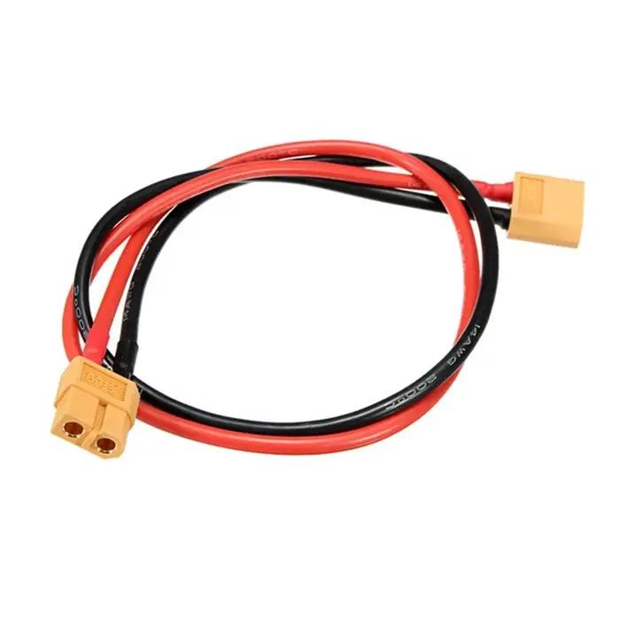 Câble d'extension de connecteur XT60, 1 pièce, prise mâle à femelle, fil en Silicone 14awg 12awg 5 ~