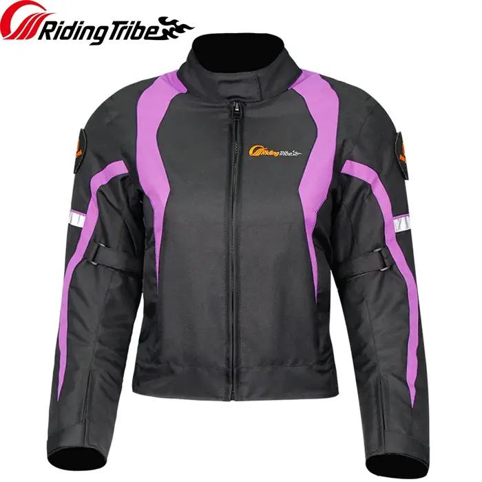 Femme moto veste d'hiver thermique coupe-vent vêtements corps équitation manteau de sécurité coussin