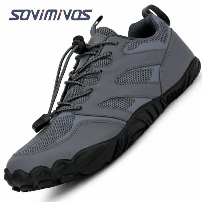 Chaussures de course pieds nus - Baskets trail large boîte Parker zéro chute haute qualité