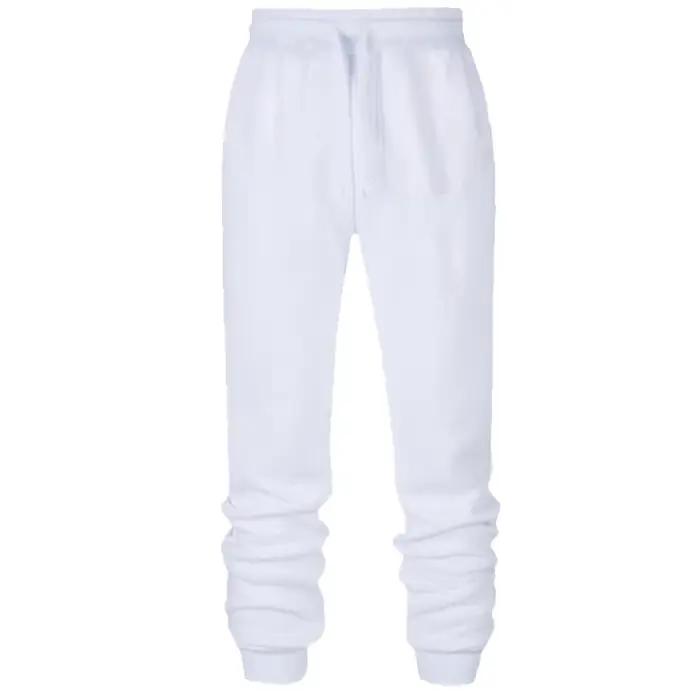 Pantalons de sport longs décontractés pour hommes coupe ajustée élastique design moderne et confortable pour running yoga et loisirs
