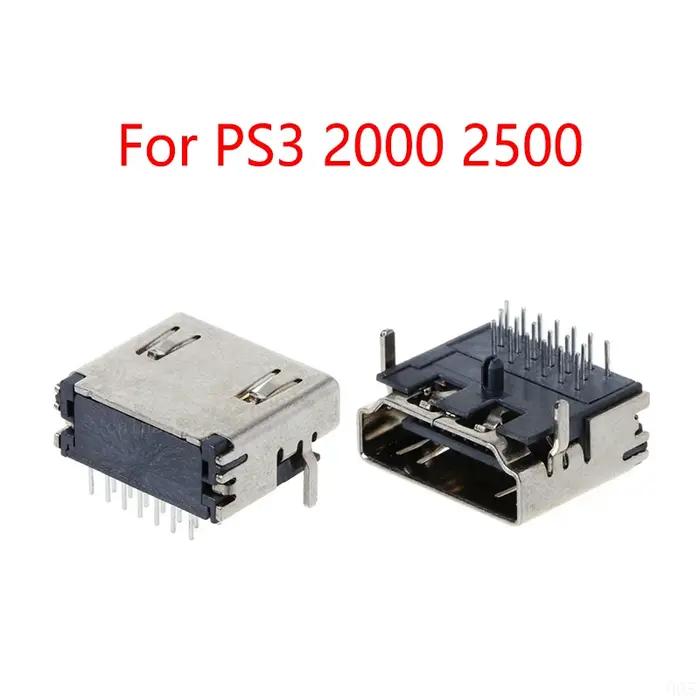 Connecteur de Port HDMI pour Sony PS3 2000 2500, Wild Compatible avec la Prise Jack pour Playstation