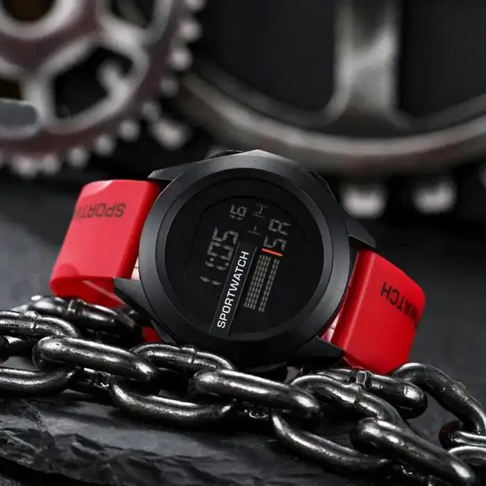 Montres de Sport pour hommes réveil multifonction hommes LED montre numérique étanche Fitness Sport